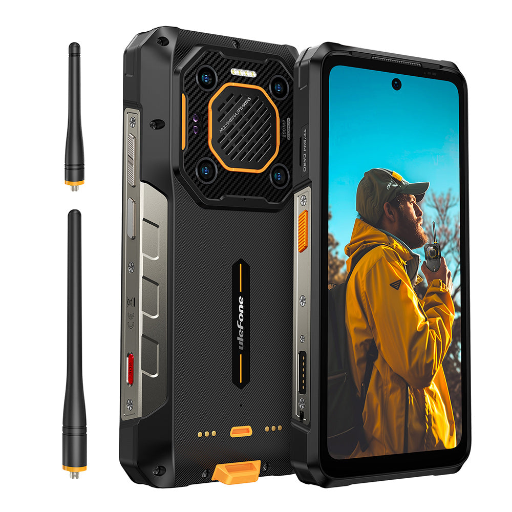 Ulefone Armor 26 Ultra Smartphone 5G – 24GB RAM (12+12 Estesa), 512GB ROM, Batteria 15600mAh, Fotocamera 200MP, Dual SIM, Black