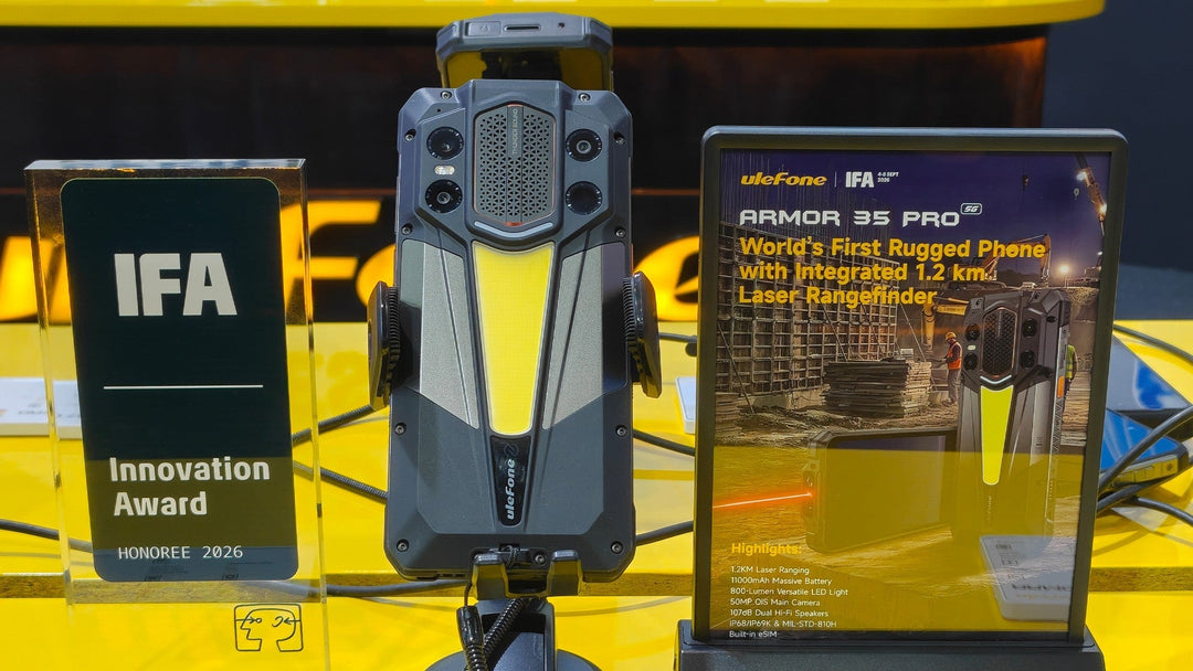 Ulefone at IFA 2026: Laser Rangefinder Flagship Armor 35 Pro Leads Full-Lineup Showcase