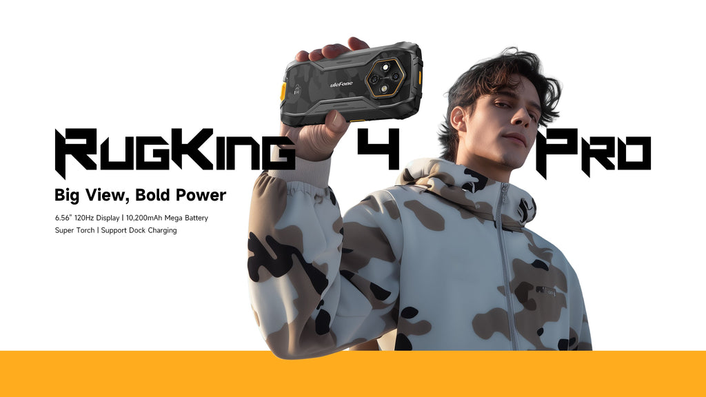 Introducing the Ulefone RugKing 4 Pro: Massive Power, Immersive Visuals, Unbeatable Value