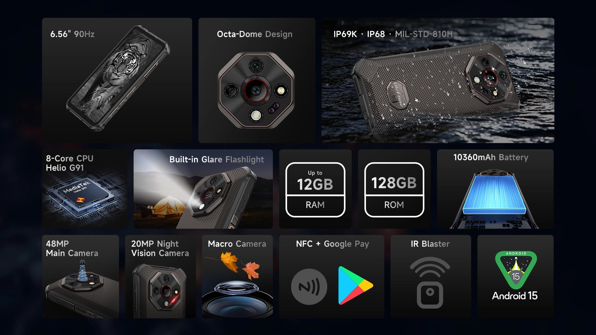 Ulefone Armor X16 Design