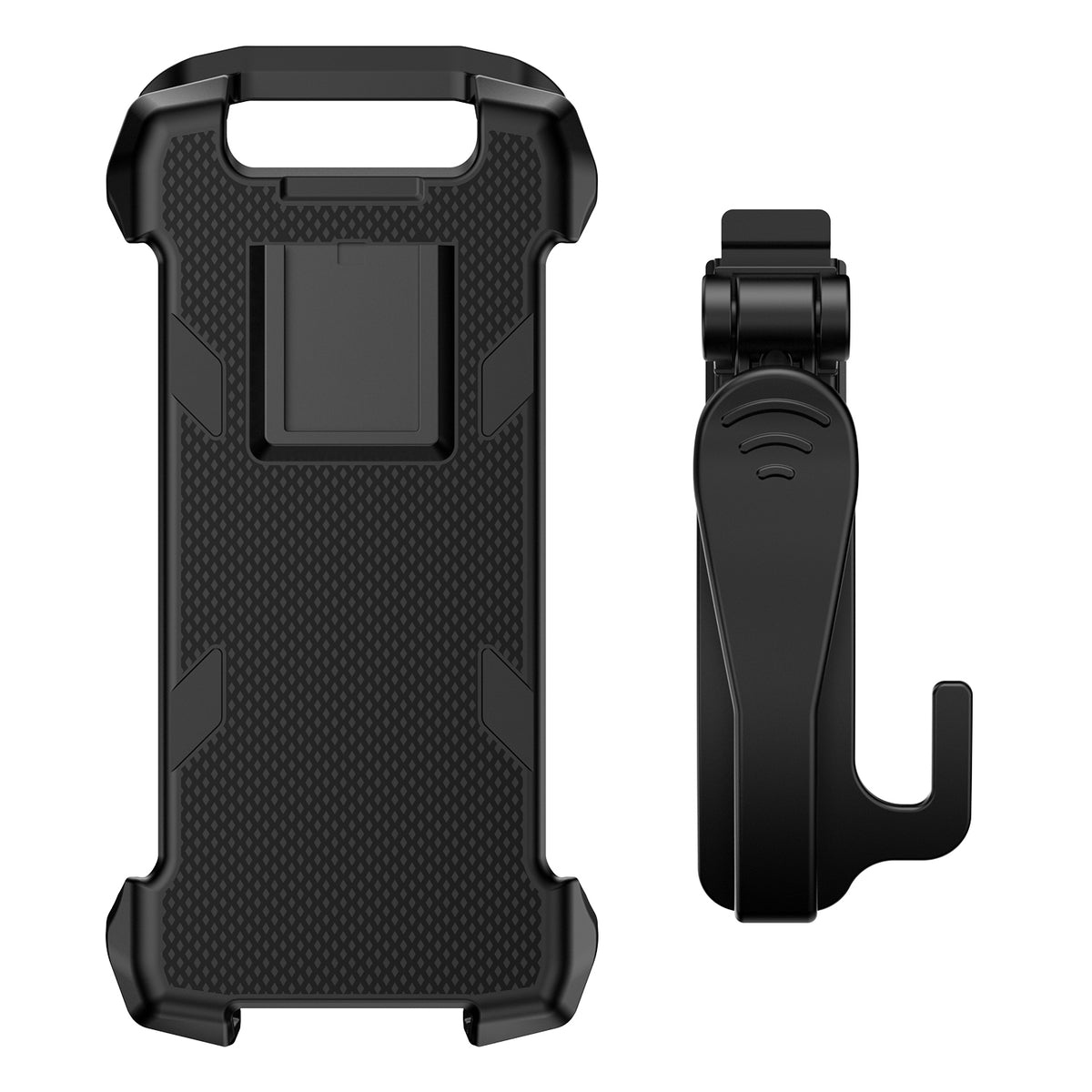 Coque Silicone Souple + 4 Protecteurs écran Verre Trempé Pour Ulefone Armor 34 Pro - Noir, Antidérapante, Chargement Sans Fil
