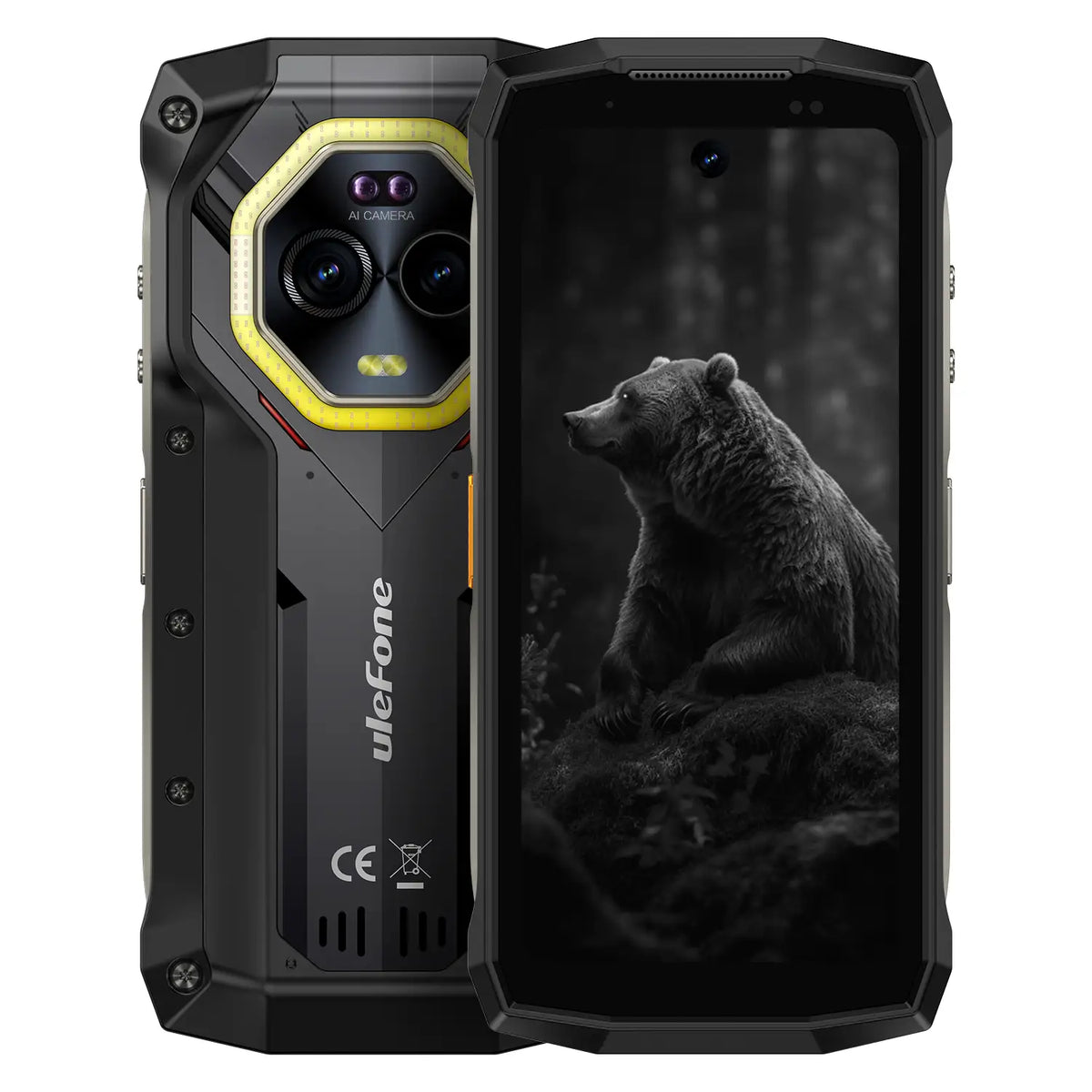 Armor Mini 20: Your All-in-One Outdoor Adventure Companion with Bright Red and Blue Warning Lights – Ulefone Global